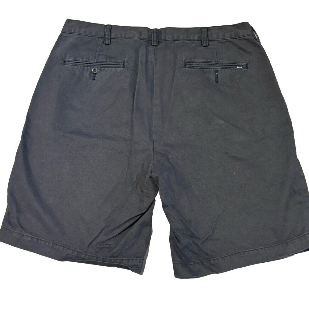 POLO Ralph Lauren Shorts Size 36 X 9" Dark Blue Classic Fit Cotton - Picture 4 of 9